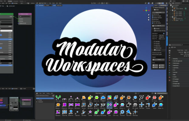Blender Market – Modular Workspaces For Blender 1.5.0
