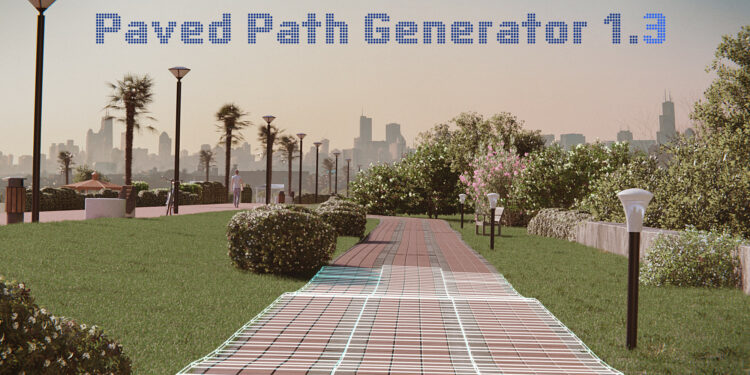 Blender Market – Paved Path Generator v1.3