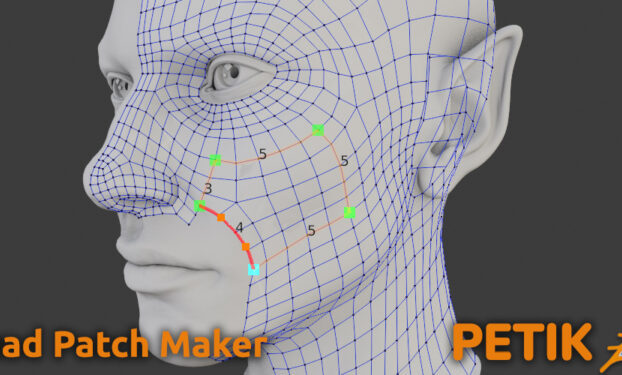 Blender Market Petik – Retopology Patch Maker v2.0.4