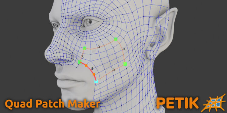 Blender Market Petik – Retopology Patch Maker v2.0.4