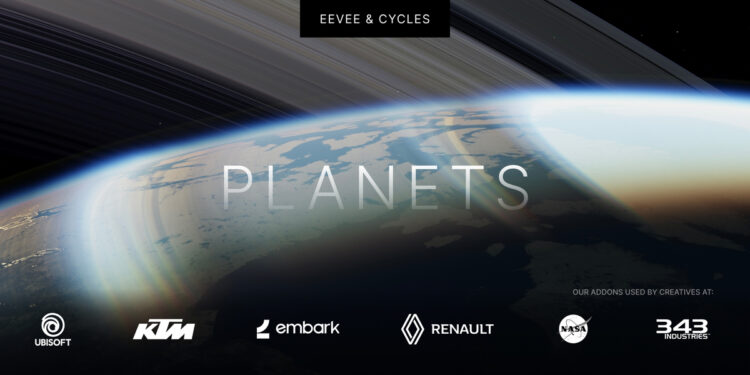 Blender Market Physical Celestial Objects – Procedural Planets v1.0