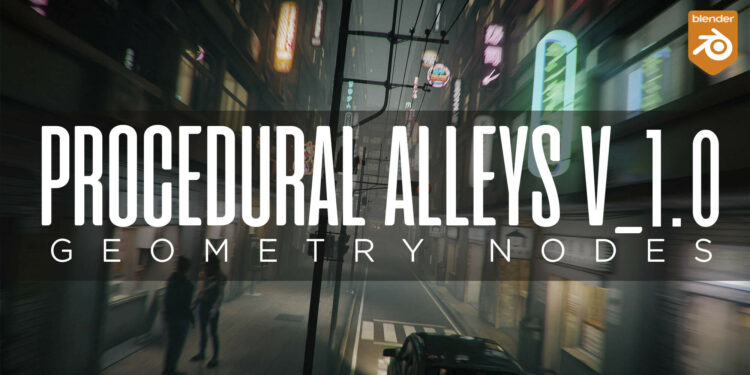 Blender Market – Procedural Alleys 1.5