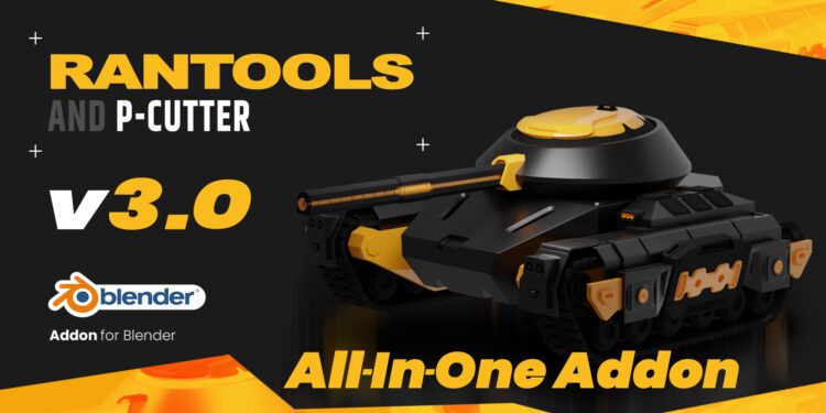 Blender Market – Rantools (And P-Cutter) All-In-One Addon 3.2.7