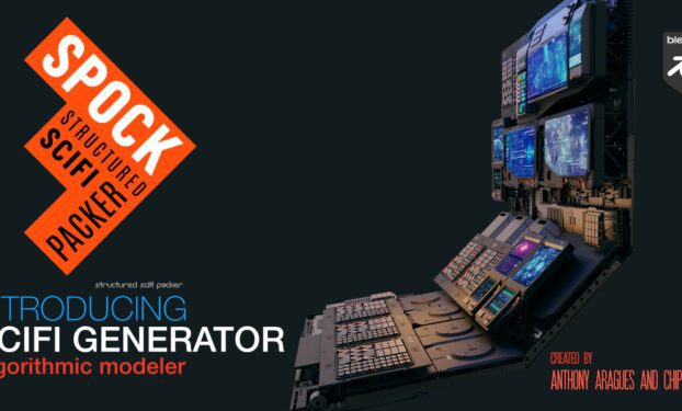 Blender Market Spock: Structured Scifi Packer v1.1.1