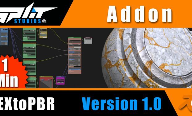 Blender Market – Textopbr / Textures To Pbr In 1 Click 1.0