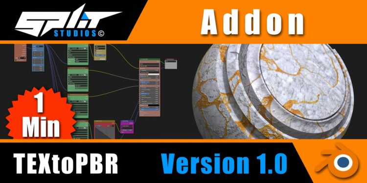Blender Market – Textopbr / Textures To Pbr In 1 Click 1.0