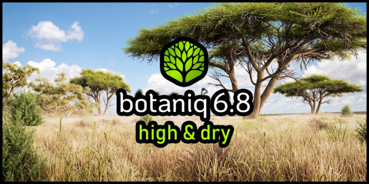 Blender Market – Tree And Grass Library Botaniq Free Tree Addon Trees+Grass Trees V6.8