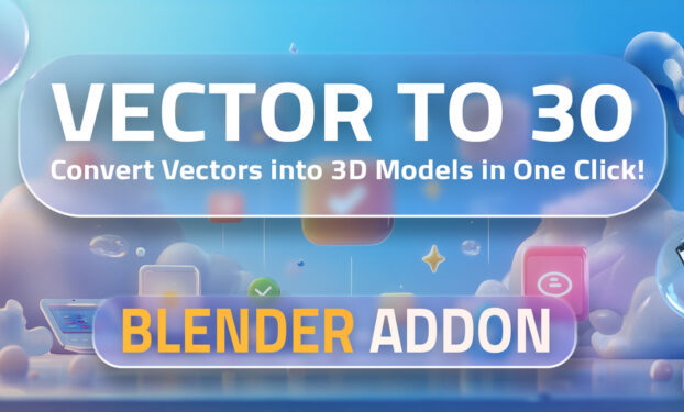 Blender Market Vector To 3D v1.0.0