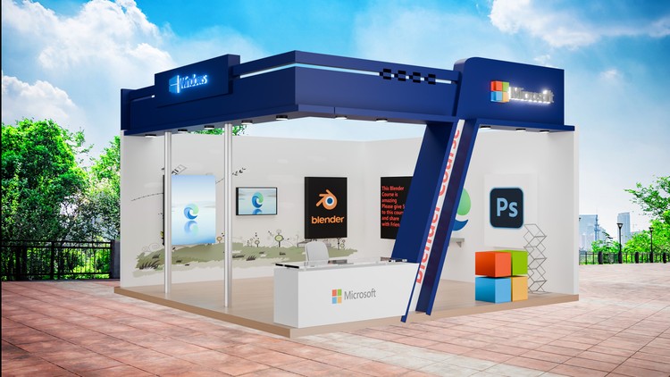 Blender Stall Design Mastery: Complete Project-Based By Karan Rathore