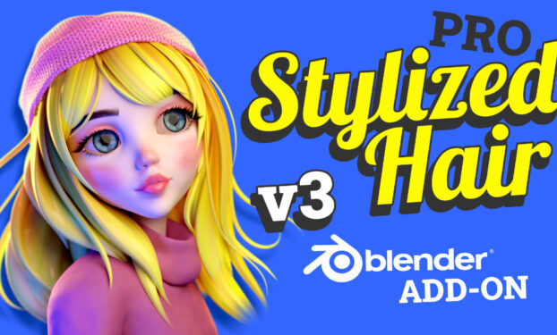 Blender Stylized Hair PRO v3.26
