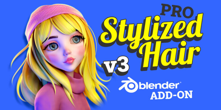Blender Stylized Hair PRO v3.26