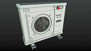 Blender Substance Painter 3D Air Conditioner