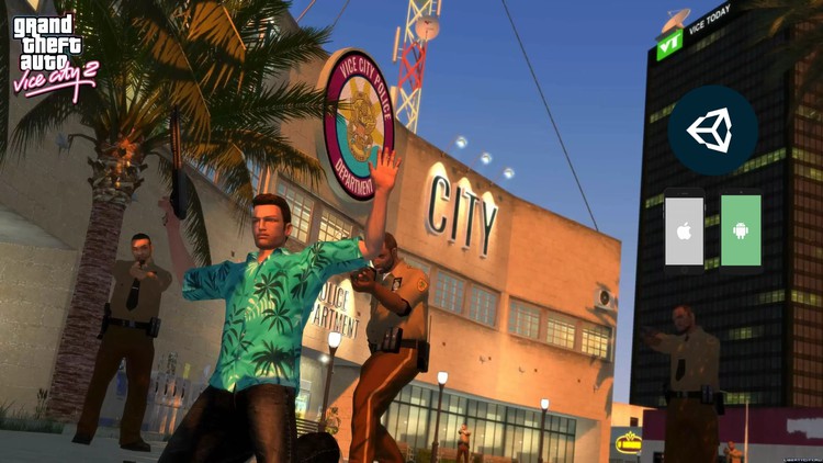 Build GTA VICE City 2 Game | Unity3d Mobile Game Development By WITS Gaming