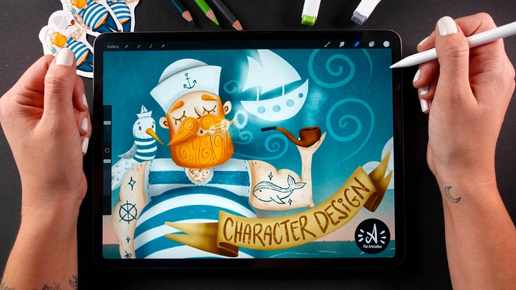Character Design For Beginners – Create Human Characters By Alexandra Finta