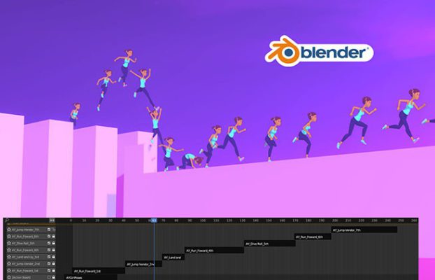 Combining Complex Animation With NLA In Blender By Levonotion Studios