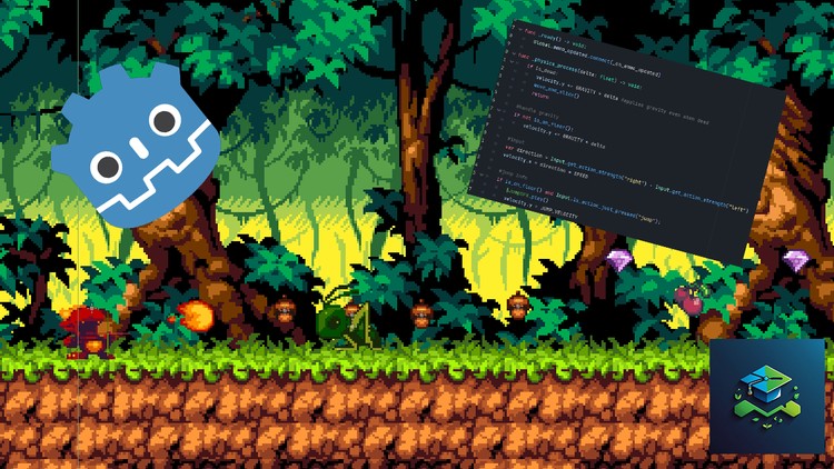 Complete 2D Platformer in Godot 4.3: From Zero to Finished By Chris Morris