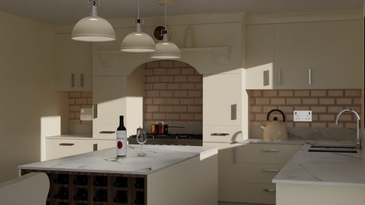 Complete Blender 3x Interior 3D Modelling & Rendering By Thomas McDonald