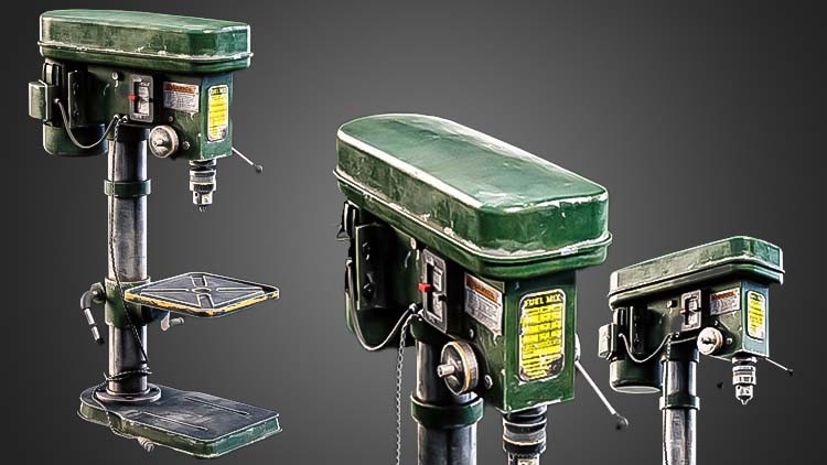 Create a Detailed Vertical Drill: 3D Modeling & Texturing By 3DRedBox Studio