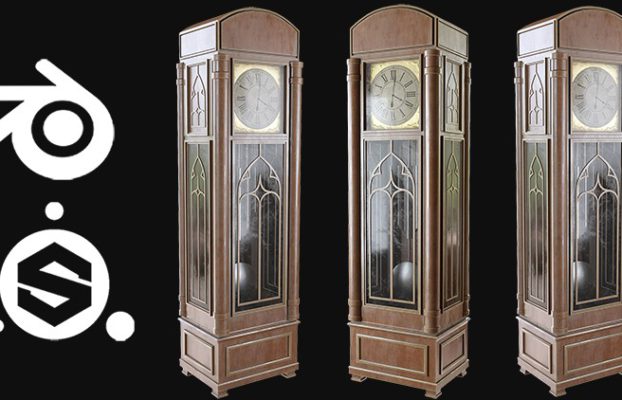 Creating a Hall Clock in Blender and Substance Painter By Aniket Rawat