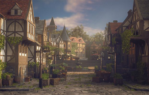 Creating a Medieval Town Environment – Using UE5 & Blender By FastTrack Tutorials