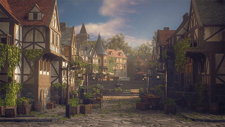 Creating a Medieval Town Environment – Using UE5 & Blender By FastTrack Tutorials