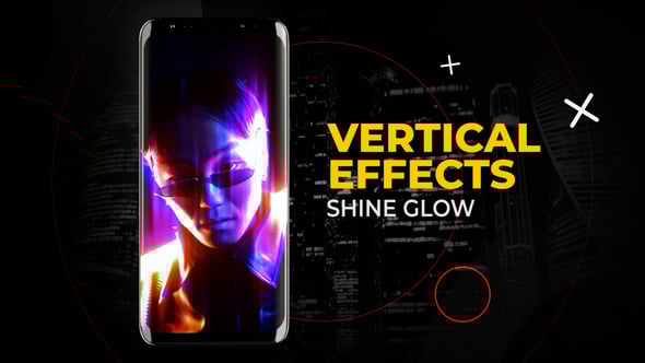 Videohive Vertical Shine Glow Effects | After Effects