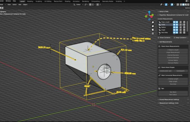 Gumroad – Measurable v1.2 [Blender Addon]