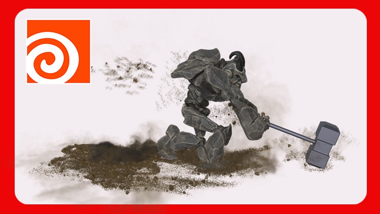 Houdini: Emit dust & debris from impact By Alex Tumyang