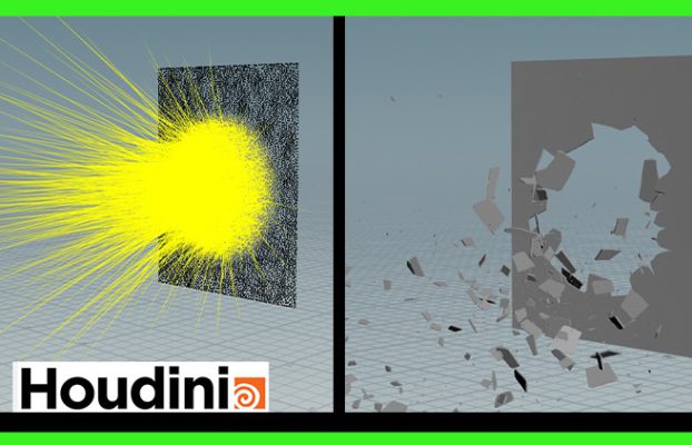 Houdini: Rbd Fracture Glass Project By Alex Tumyang