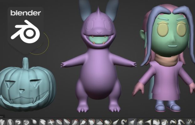Learn Blender 3D sculpting as a beginner By Just Tis