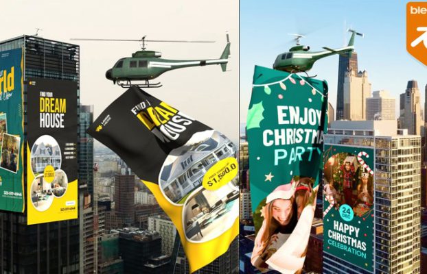 Learn Blender VFX & CGI Ads : Banner Unroll & Pro-Level CGI By My 3D Class