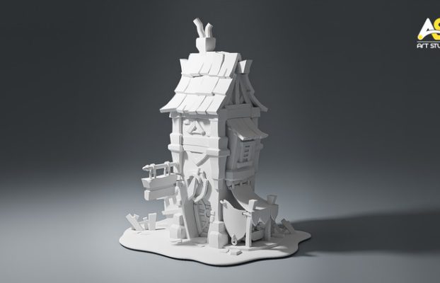 Learn Modeling Stylized Castle & props in Blender By Art Studio 313