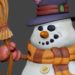 LinkedIn - ZBrush Sculpting Project The Wintery Snowman