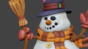 LinkedIn – ZBrush Sculpting Project The Wintery Snowman