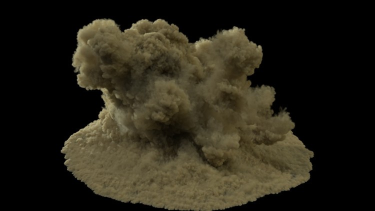 Masking and Detailing Houdini Smoke, Pyro, Water Simulations By Anas Alaa