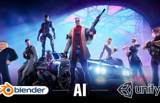 Master Blender 4 With AI Tools, Blender Addons & Unity. By Build FX