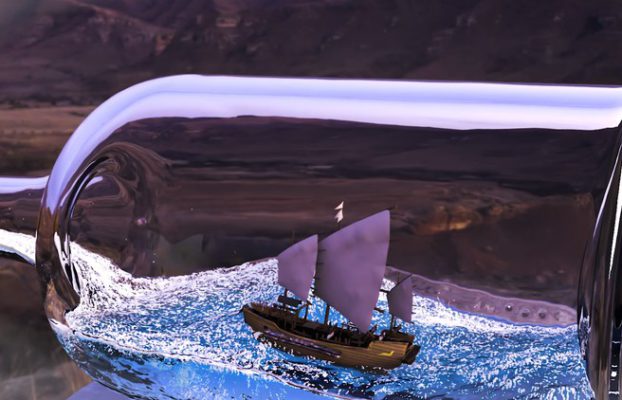 Mastering Cinema 4D: Floating Ship in a Bottle Animation By Gyanendra Karki
