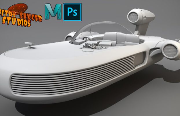 Maya 3D Masterclass – Modeling a 3D Sci-Fi Vehicle in Maya By Digital Saucer Studios