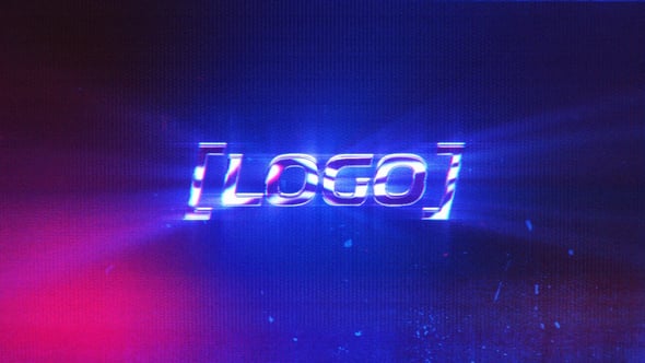 Videohive Retro Glitch Logo 57626997