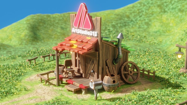 Modeling to Rendering Micro Scene – Complete Blender Course By Art Studio313