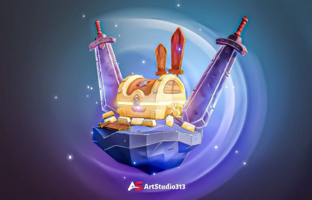 New way of Texture painting Game assets in Blender 3.6 By Art Studio313