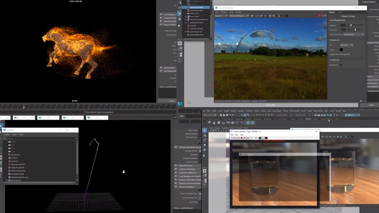 Particles in Maya -1 By Tauraus CG