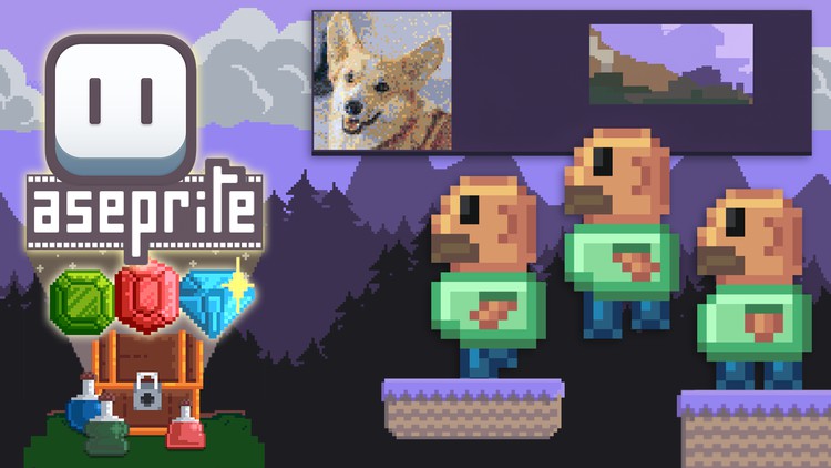 Pixel art Bootcamp Complete 2D Retro Game Masterclass By 3D Tudor, Daniel John