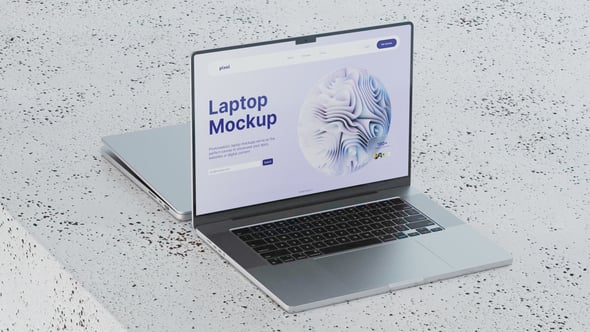 Videohive Animated Laptop Mockup