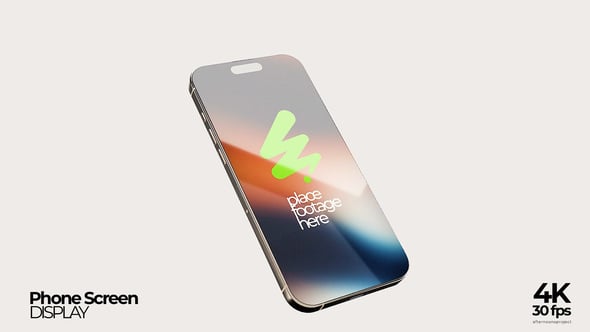 Videohive Phone Screen Mockup 57627233