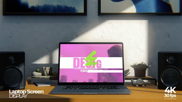 Videohive Laptop Screen Mockup 57800906