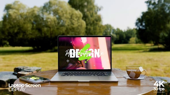 Videohive Laptop Screen Mockup Display