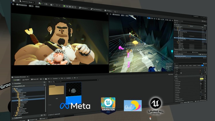 Quill to Unreal Engine pipeline – VR animation for 3D artist By Eric Giessmann