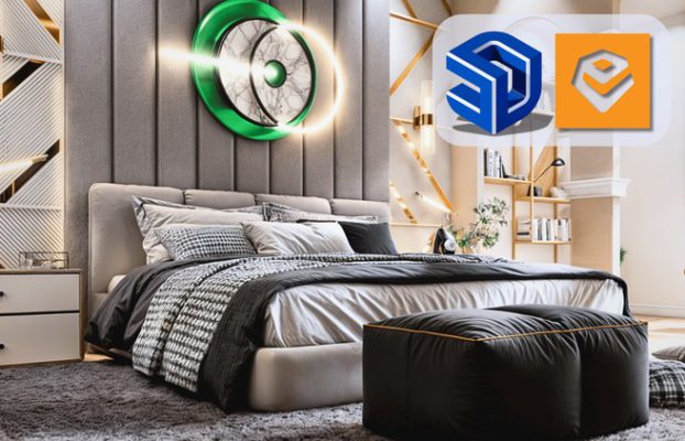Realistic Bedroom Rendering with Enscape 4.2 By Ufuk ŞEN