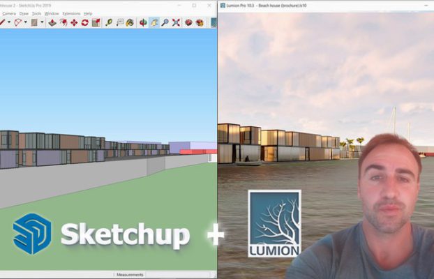 SKETCHUP & LUMION. Look what you can do! By Manuel Pallarés, architect and graphic designer